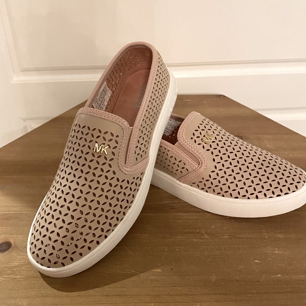 Girl’s Michael Kors Slip Ons NIB never worn